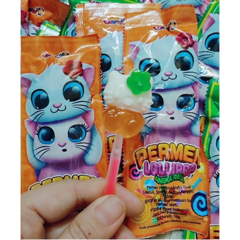 kẹo mút mèo kitty phát sáng - dành cho trẻ em