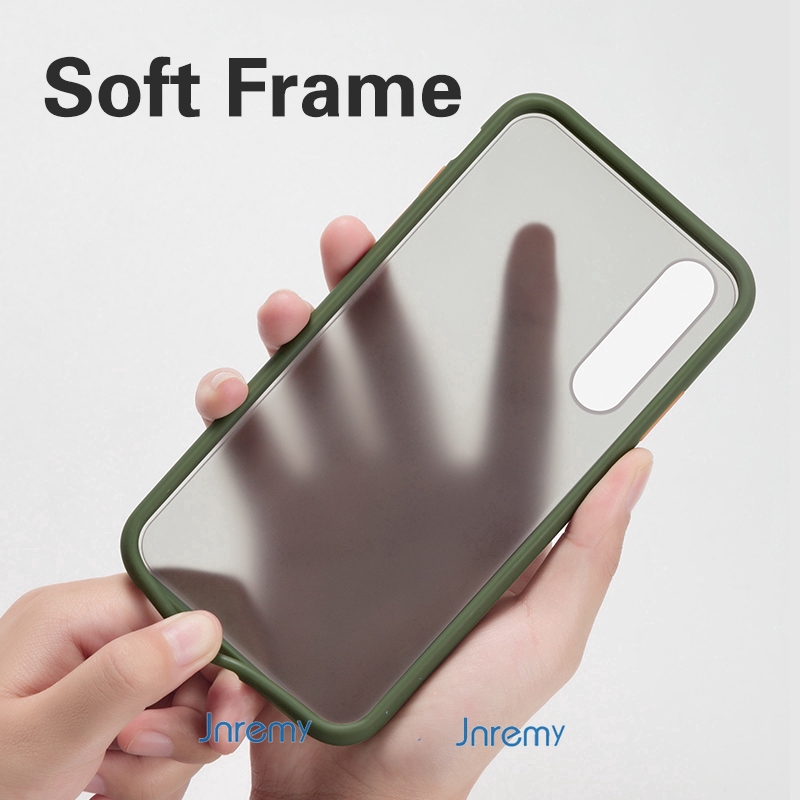 Ốp điện thoại PC màu nhám dạng giáp cho XIAOMI MI CC9 9 PRO REDMI NOTE 7 NOTE 8 PRO