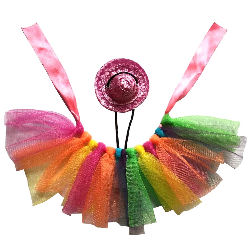 Bộ Váy Tutu + Mũ Mini Hóa Trang Dự Tiệc Cho Thú Cưng