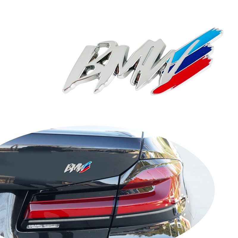 FENDER Miếng Dán Logo 3D Bằng Kim Loại Trang Trí Xe Hơi BMW M3 M5 1 3 4 5 Series x1 x3 x5 M