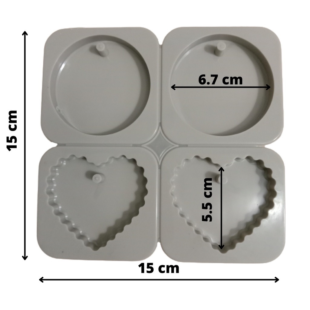 Khuôn Làm Nến  Khuôn Làm Sáp Thơm Khuôn Silicon Chịu Nhiệt  Dùng Đổ Khuôn Làm Sáp Thơm/Resin/Thạch Cao Thơm