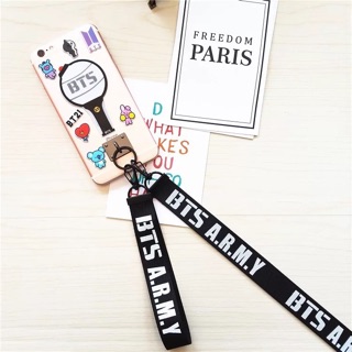 Strap BTS Army - móc khoá trang trí