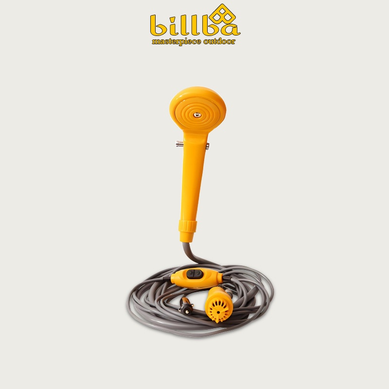 Vòi sen tắm bơm 12v di động dùng tắm hoặc rửa xe khi đi du lịch cắm trại dã ngoại - Billba Outdoors