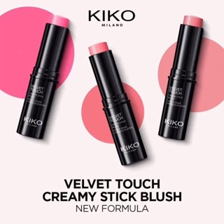 (Sẵn01)Phấn má hồng dạng thỏi KIKO Velvet Touch Creamy Stick Blush