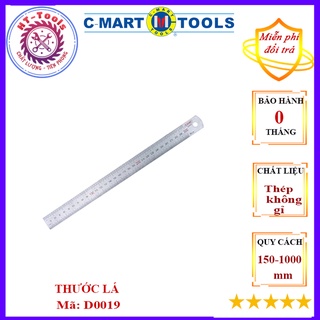 Thước lá d0019-150mm,300mm, 500mm, 600mm c-mart