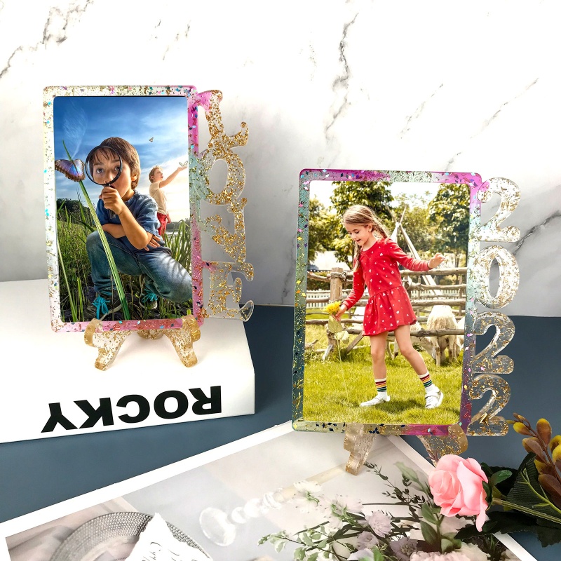 Khuôn Silicone Làm Khung Ảnh Hình Chữ Nhật 2022 DIY