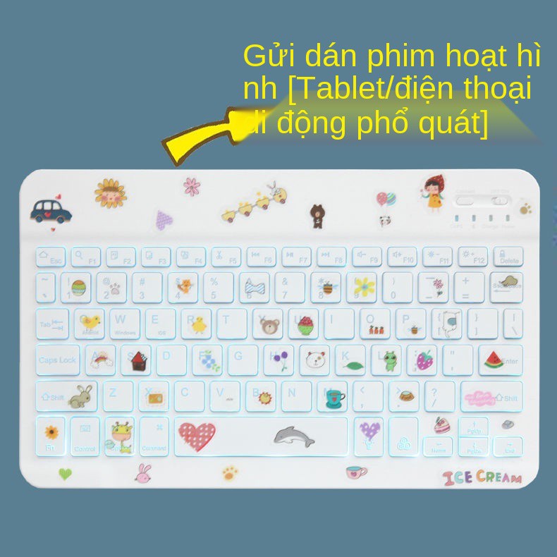 Bàn phím bluetooth không dây ipad đa năng di động mini mỏng