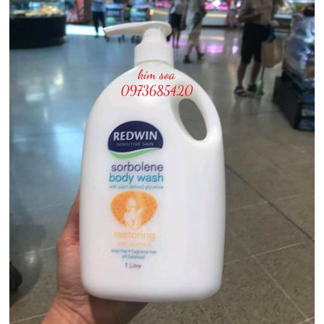 Sữa tắm Redwin úc 1 lít