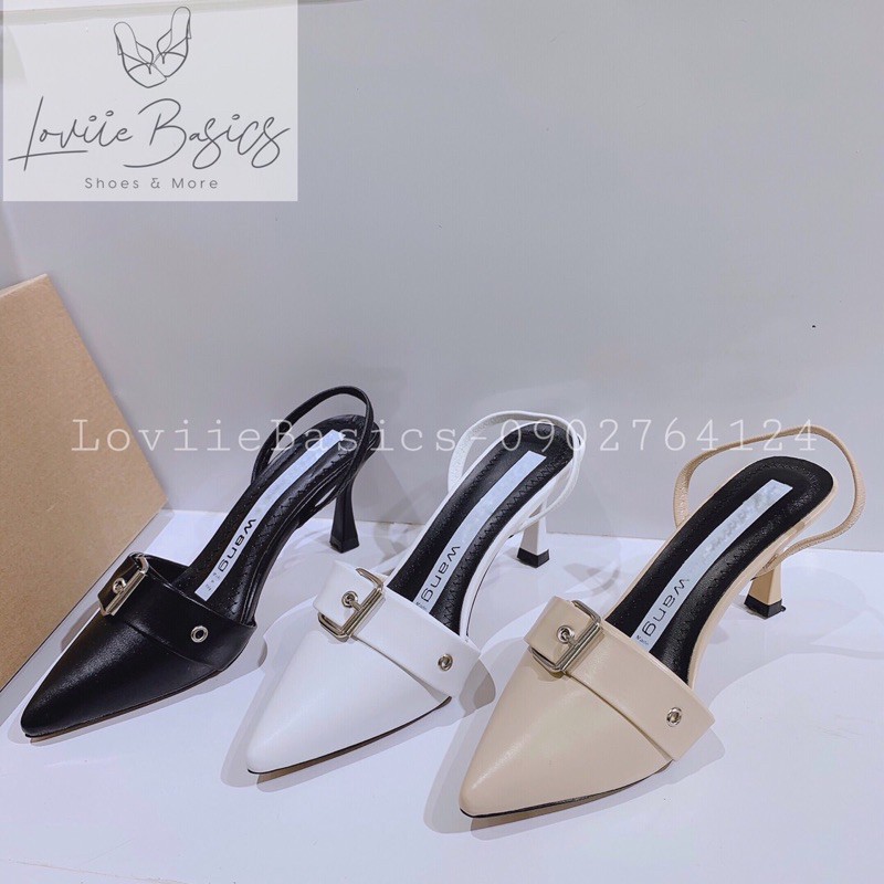 LOVIIEBASICS- GIÀY SỤC CAO GÓT MŨI NHỌN - SỤC NỮ GÓT NHỌN 7CM - SỤC NỮ CAO GÓT 7 PHÂN - SANDAL MŨI NHỌN CAO GÓT G201003