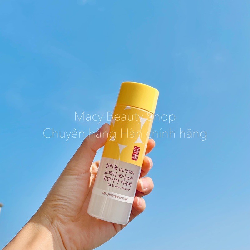 Tẩy trang mắt môi Illiyoon Fresh Moisture Lip & Eye Remover