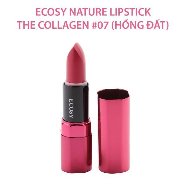 Son Lì Không Chì Ecosy Nature Lipstick The Collagen