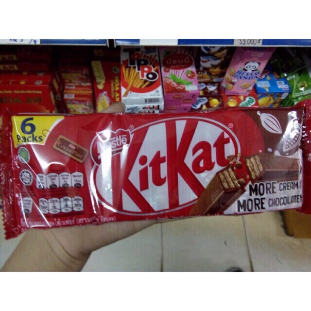 6 thanh socola kitkat 2F 17gram