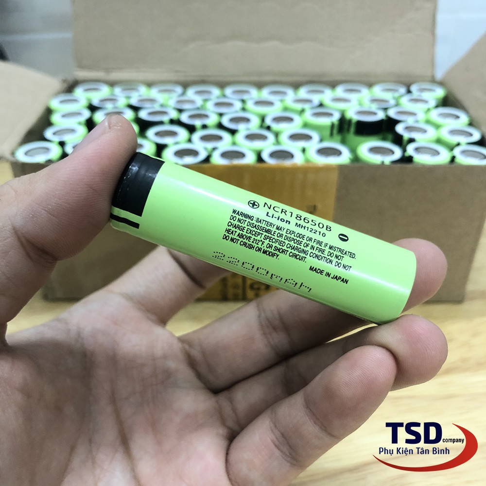 Pin 18650 Lithium-ion 2200MAH 4.2V đầu phẳng NCR18650B