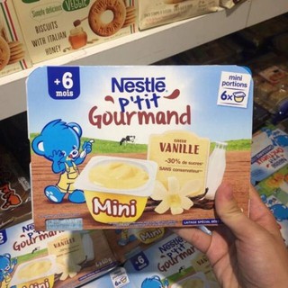 [Mẫu mới] Váng sữa Nestle 6×60g không cần bảo quản lạnh cho bé từ 6m+