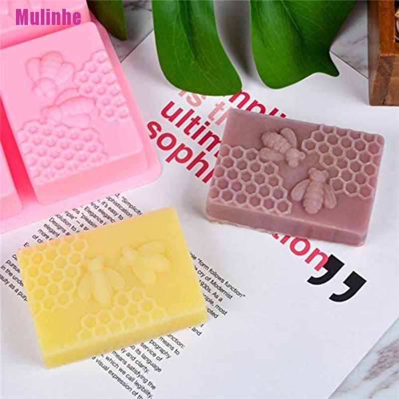 Khuôn Silicone Tạo Hình Tổ Ong 3D Làm Xà Phòng / Bánh DIY
