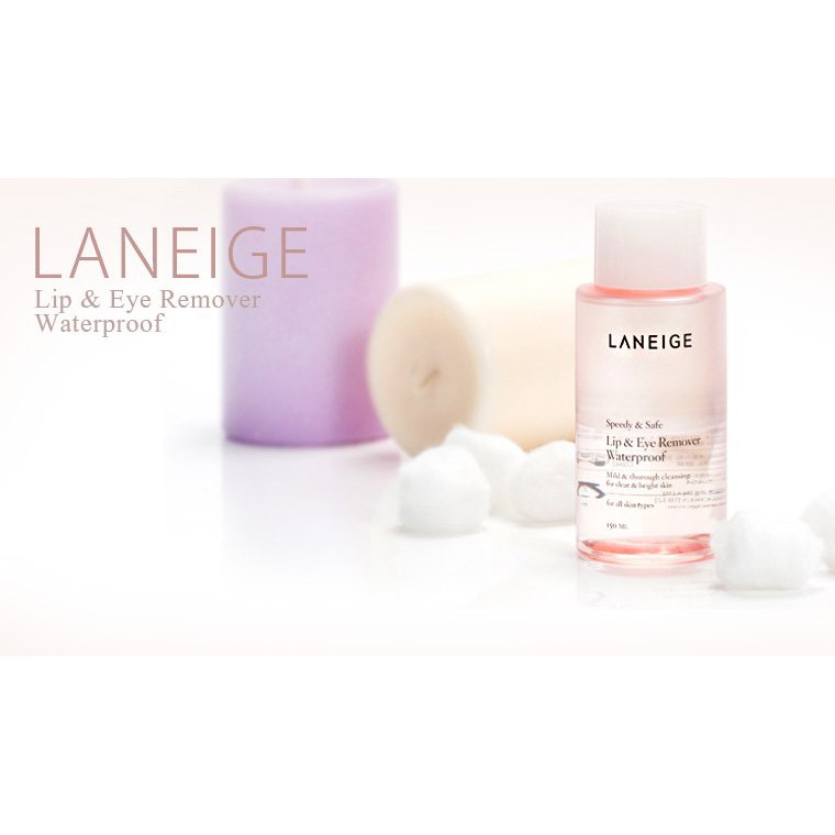 Nước tẩy trang dành cho mắt và môi Laneige Lip & Eye Remover Waterproof 150ml