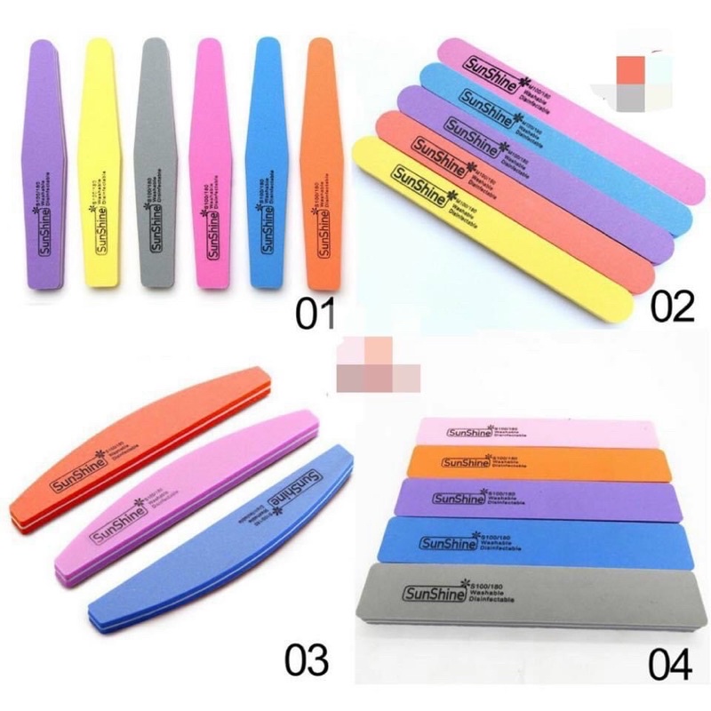 Phao Dài Dũa Móng Sunshine, Phao Mịn Chuyên Dụng Làm Nail