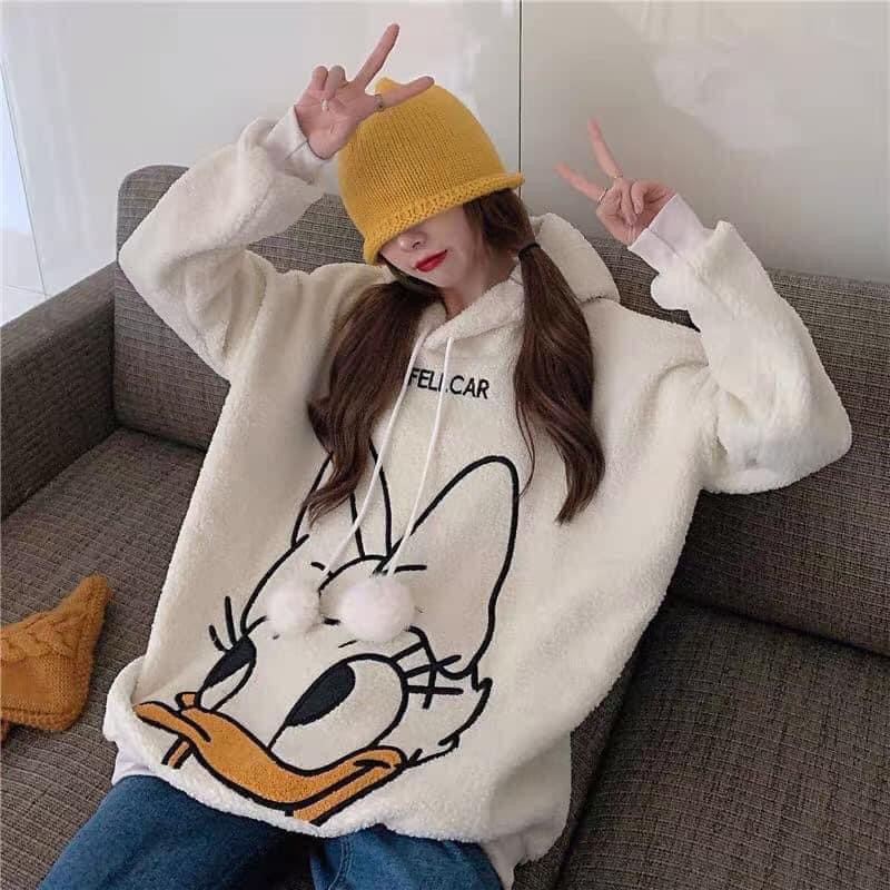 Áo Nỉ Lông Vịt cute-Áo Hoodie Lông-Áo Nỉ Hoodie-Áo Lông Có Mũ-Áo Nỉ Mũ-Áo Hoodie Có Mũ_Áo Vịt Ấm- Áo Nỉ Lông  | BigBuy360 - bigbuy360.vn