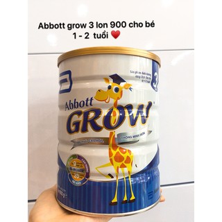 [Date 9.2024] Sữa Bột Abbott Grow 3 lon 900g