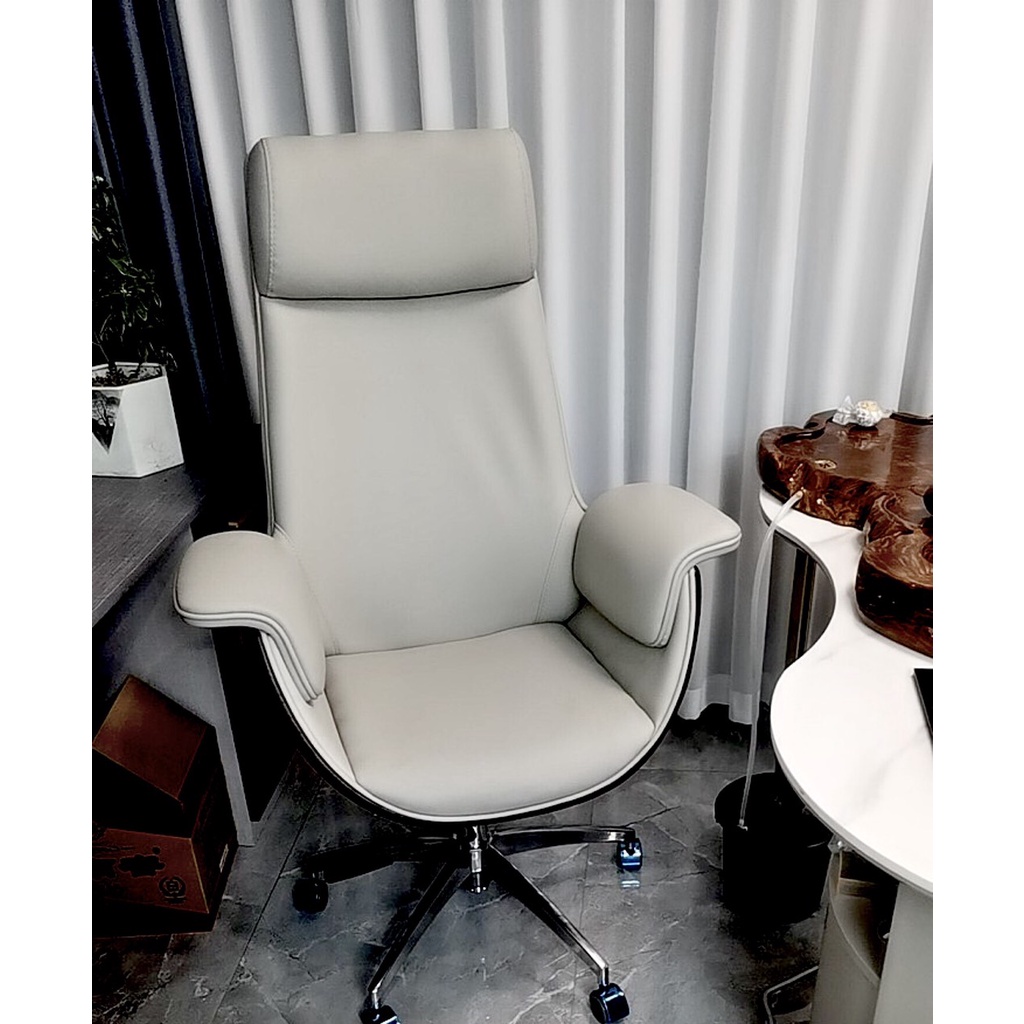 Ghế văn phòng làm việc , Da bò cao cấp GHP006