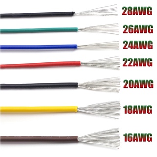 1m dây cáp điện pvc ul1007 24awg 26awg 28awg 30awg dây điện cáp dây điện tử