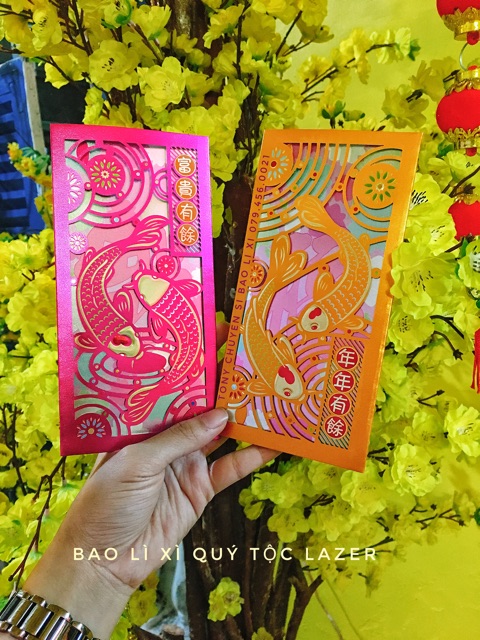 BAO LÌ XÌ QUÝ TỘC LAZER (HÀNG XỊN)