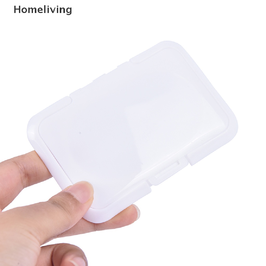 Bộ 10 Hộp Đựng Khăn Giấy Ướt Có Nắp Tái Sử Dụng Tiện Lợi Ốp