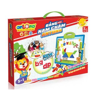 Funnykids FCD Funnykids FCD Bảng nam châm ANTONA _5 in1 cải tiến + Tặng kèm 1 bàn tính Abacus hệ số 10