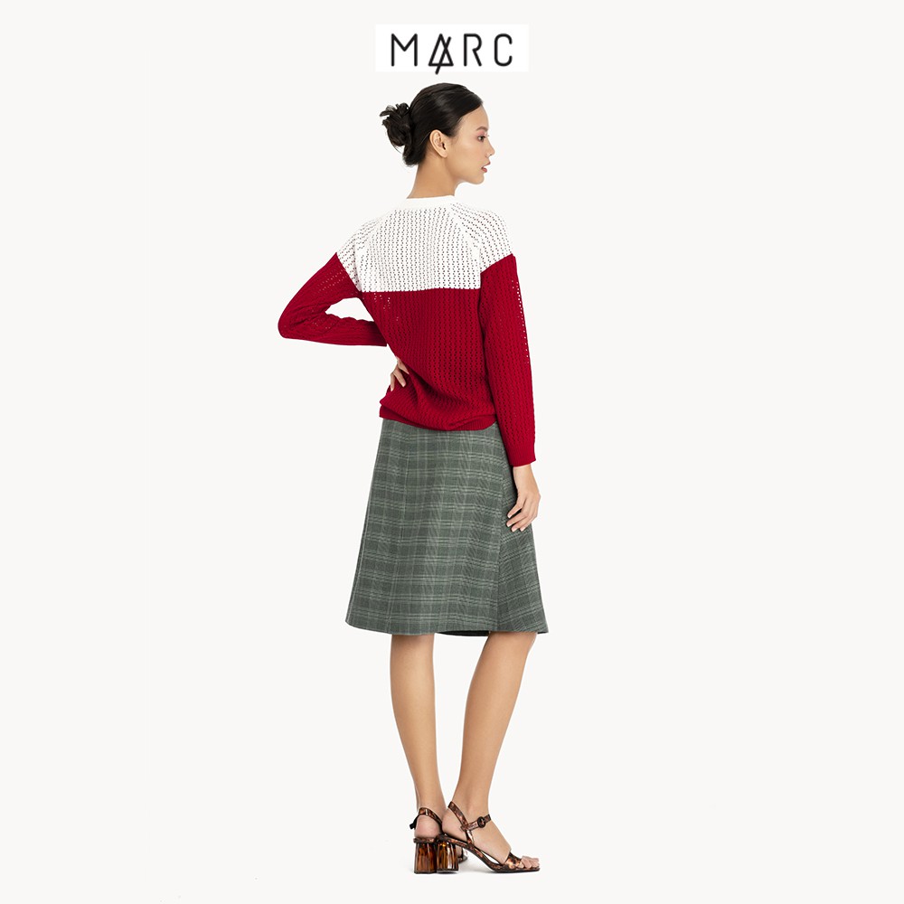 Áo nữ MARC FASHION dệt kim phối màu w19