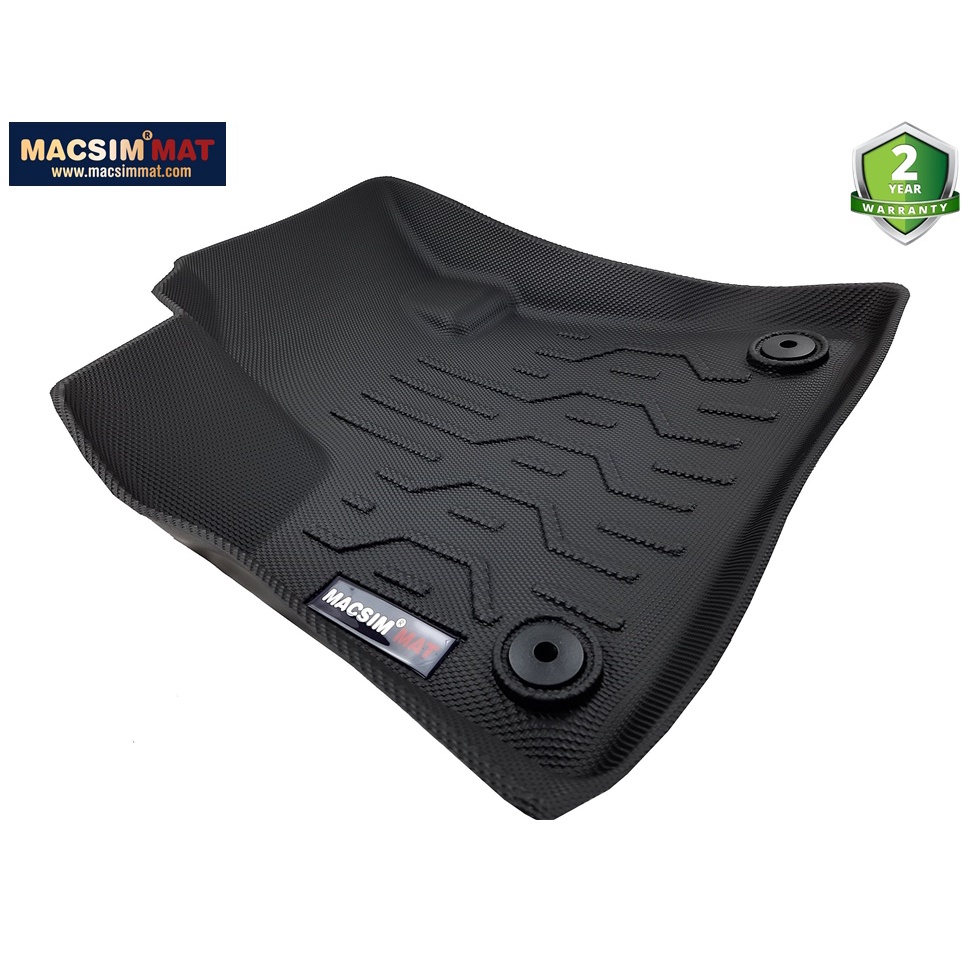 Thảm lót sàn xe ô tô Peugeot 3008 Nhãn hiệu Macsim chất liệu nhựa TPV cao cấp màu be màu đen (FDW-178) - 2 hàng ghế | BigBuy360 - bigbuy360.vn