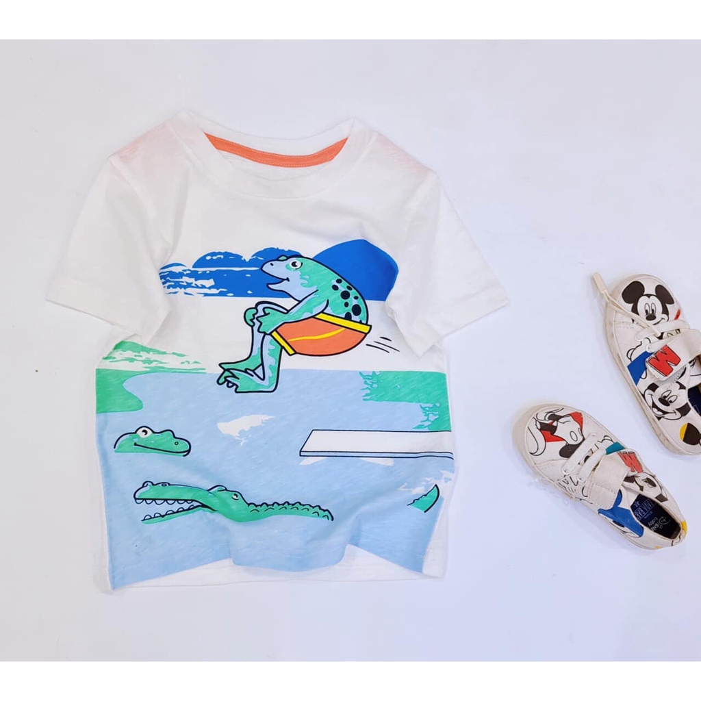 Áo thun cotton Olanavy bé trai