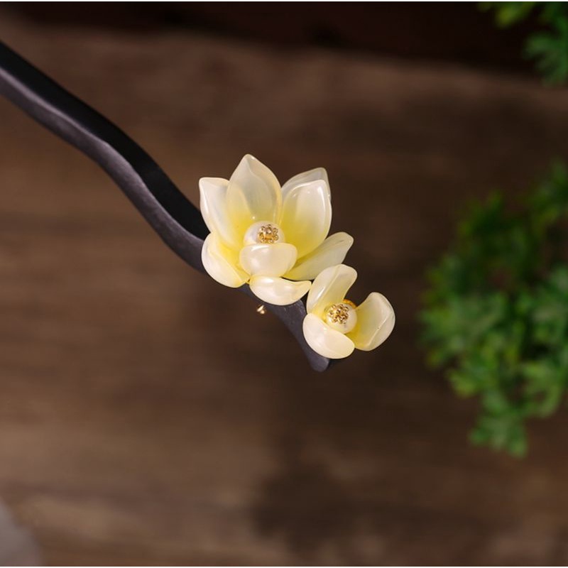 Set 10 cánh hoa sen 11x20mm - nguyên liệu làm trâm cài tóc thủ công handmade DIY