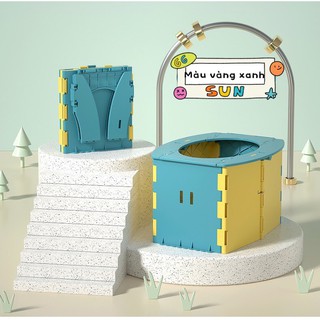 [ Tặng túi ] Bô di động cho bé, Bô gấp gọn cho bé siêu nhẹ đi du lịch, bô cho bé trai bé gái tiện lợi TIHINMALL