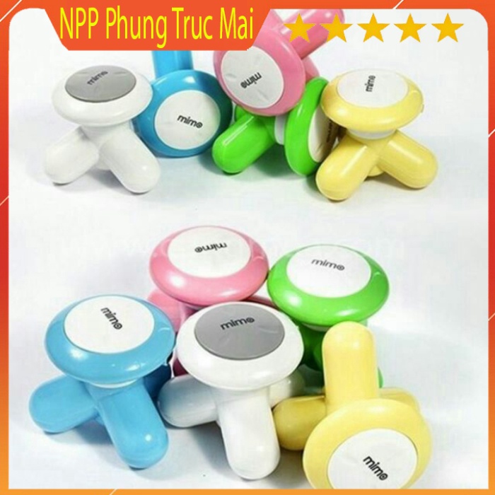 MÁY MASSAGE TOÀN THÂN CẦM TAY MINI 3 CHÂN MIMO XY-3199 DÙNG PIN TIỂU HOẶC CÁP SẠC TIỆN DỤNG NHIỀU MÀU FULLBOX