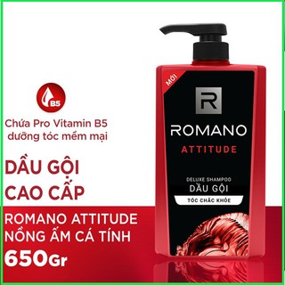 Dầu gội romano cho tóc chắc khỏe 650g+tặng