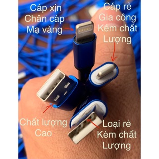 Dây sạc Iphone, Android 1m/2m/3m Bọc dù hỗ trợ sạc nhanh
