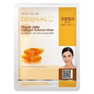 Combo 10 mặt nạ dưỡng da tinh chất Sữa Ong Chúa - Dermal Royal Jelly Collagen Essence Mask