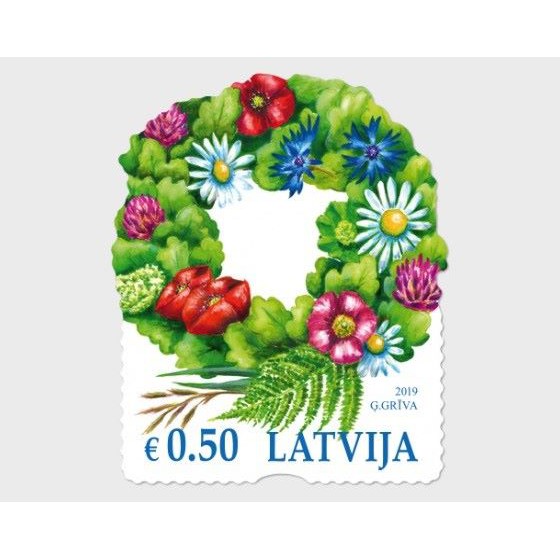Tem sưu tập Tem Latvia Giáng Sinh 2019