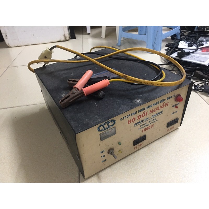 Bộ đổi nguồn 1000W (INVERTER-CHARGE)220vAC/12vDC