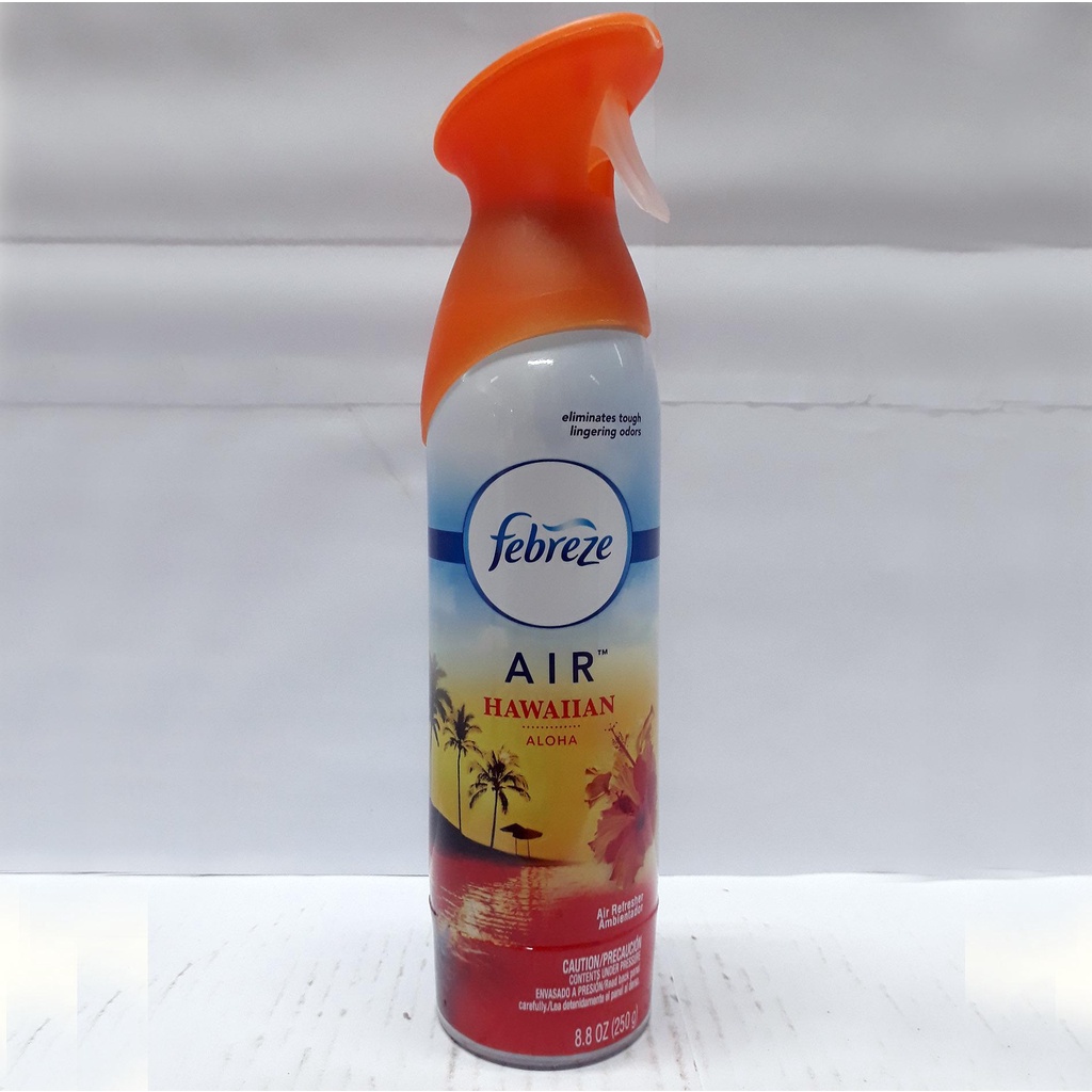 Xịt Thơm Phòng Febreze Hawaiian Aloha/ Linen &amp; Sky/ Gain/ Ocean 250g - Made in USA