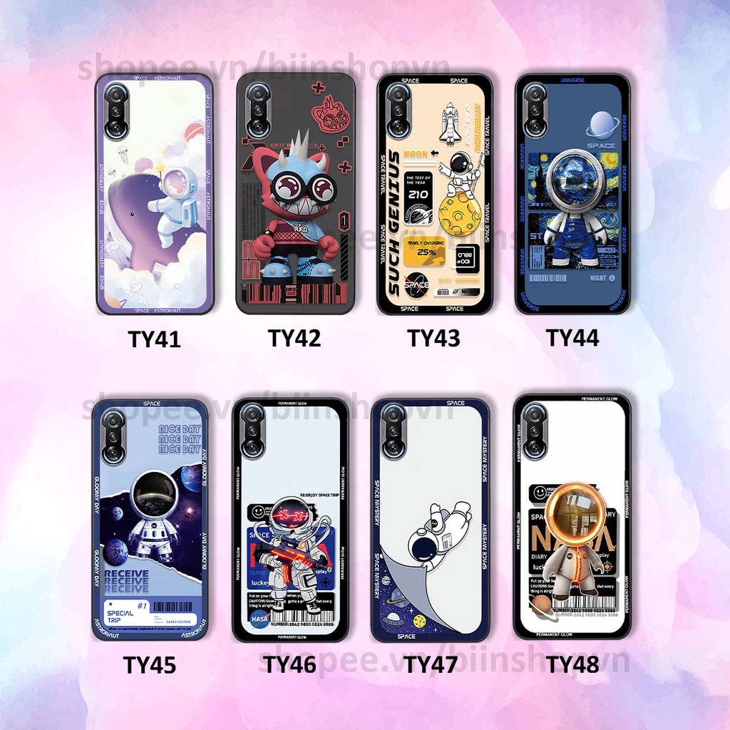 Ốp Xiaomi Redmi K40 phi hành gia vũ trụ space.x siêu đẹp, thời trang