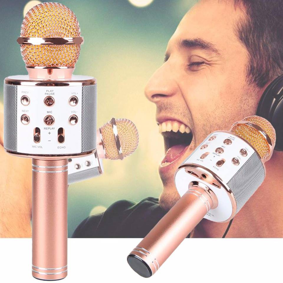 MIC TRÒN  hát karaoke, mic hát karaoke không dây cầm đi mọi nơi