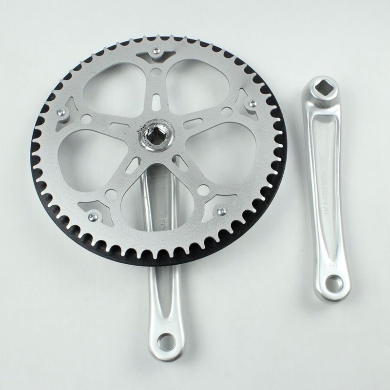 Bộ đùi đĩa 1 tầng 52 răng xe đạp