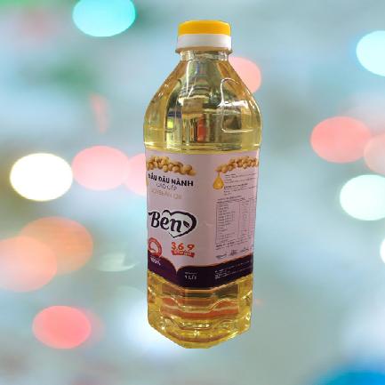 Dầu đậu nành cao cấp Soybean oil Ben chai 1 lít