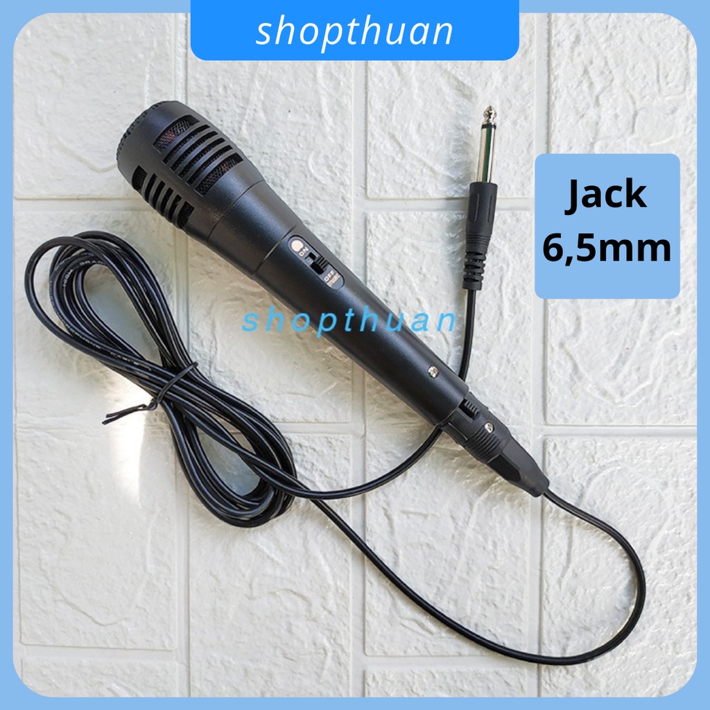 Micro Hát Karaoke Có Dây Giá Rẻ - Dùng Các Loa Như P88, P89
