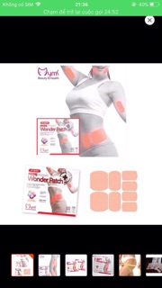 5 Miếng dán tan mỡ bụng + 18 miếng tan mở tay, đùi