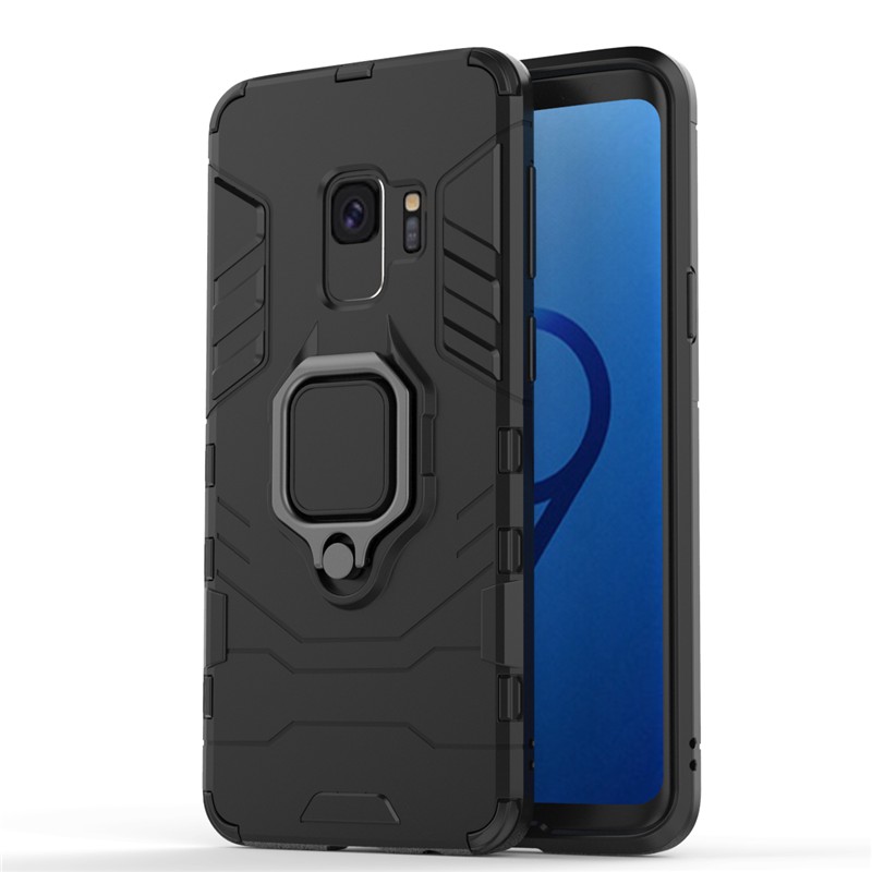 Samsung Galaxy S9 Plus Case Shockproof Ring Bracket Back Cover Samsung S 9 S9Plus Casing Hard Case Covers