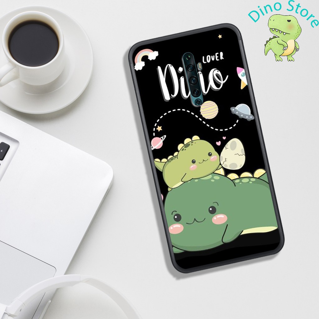 ỐP LƯNG OPPO RENO 0/RENO 2/RENO 2F  ,  IN HÌNH KHỦNG LONG NGỘ NGHĨNH VÀ CUTE