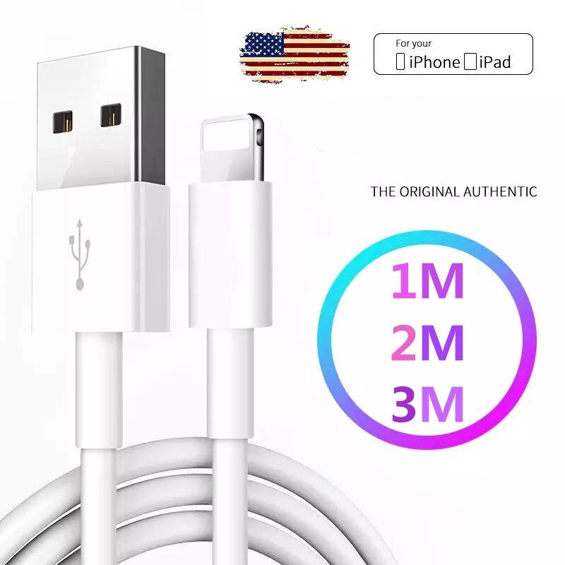 Dây cáp sạc chính hãng cổng USB 2.0 cho iphone /ipad / ipod