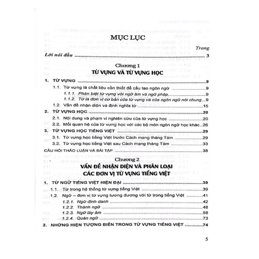 Sách - Từ Vựng Học Tiếng Việt (DN)